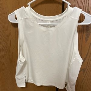 Lululemon white classic fit training top